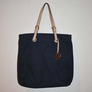 Michael Kors Tote Bag - Blue and Tan